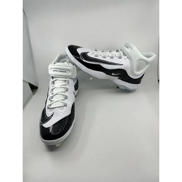 Nike Alpha Huarache Elite 4 Mid Metal Baseball Cleats Men’s Size 15 FD2744-101