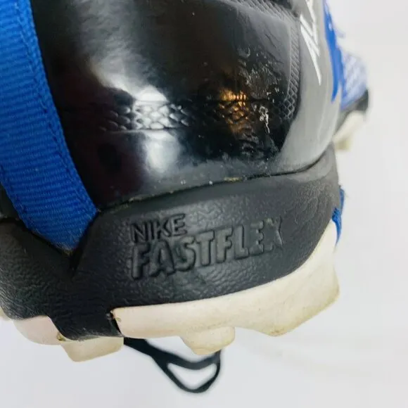Nike Alpha Menace 2 Shark Football Cleats Mens 12 Blue White AQ7653-402