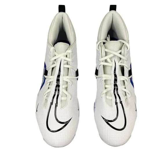 Nike Alpha Menace 3 Shark White Football Cleats Mens Size 11 (CV0582-101)