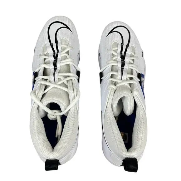 Nike Alpha Menace 3 Shark White Football Cleats Mens Size 11 (CV0582-101)
