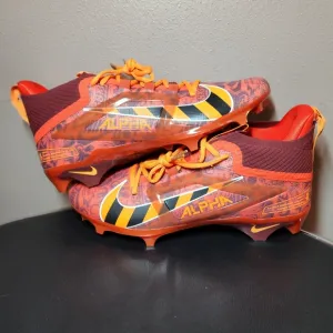 Nike Alpha Menace 4 Elite Football Cleats Sz 12 New Orange/Yellow/Black