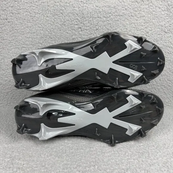 Nike Alpha Menace 4 Elite Mens 11 Shoes Black White Football Cleats Sneakers