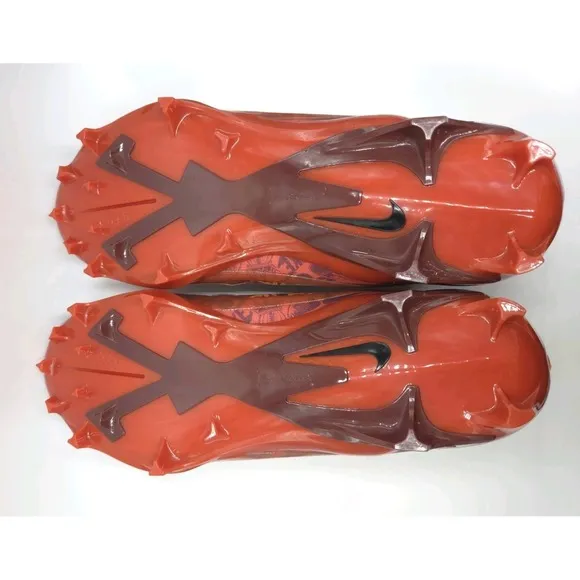 Nike Alpha Menace 4 Elite NRG FQ4046-600 Red Football Cleats Shoes Men's 9.5