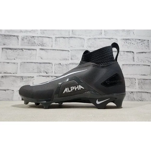Nike Alpha Menace Elite 3 Black Football Cleats CT6648-010 MEN'S SIZE 11