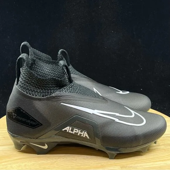 Nike Alpha Menace Elite 3 Black Football Cleats CT6648-010 MEN'S SIZE 13