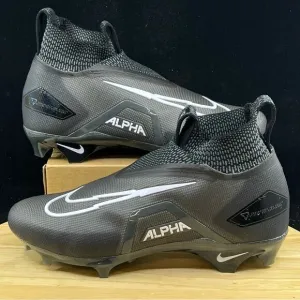 Nike Alpha Menace Elite 3 Black Football Cleats CT6648-010 MEN'S SIZE 13