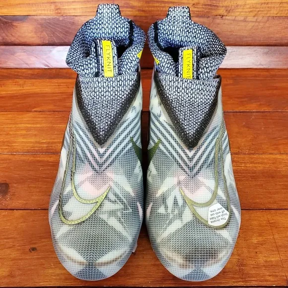 Nike Alpha Menace Elite‎ 3 RW Wolf Grey Football Cleats CV0578-001 Sz 11