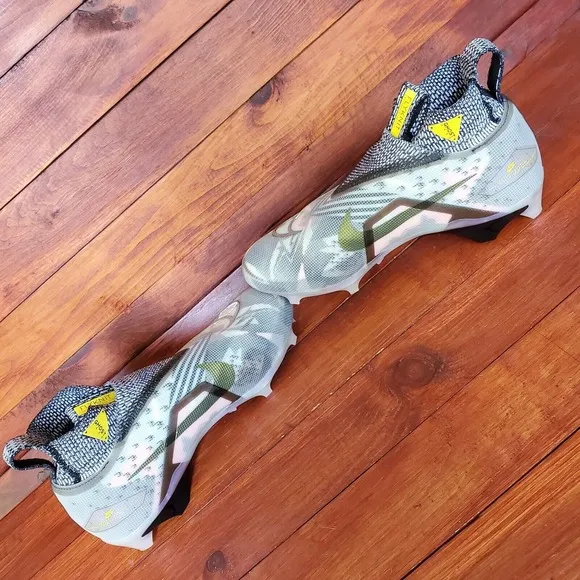 Nike Alpha Menace Elite‎ 3 RW Wolf Grey Football Cleats CV0578-001 Sz 11