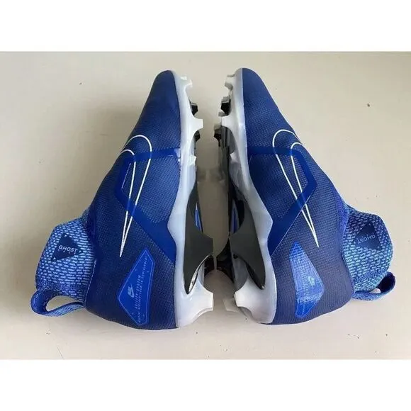 Nike Alpha Menace Elite 3 Flyknit Football Cleats Royal Blue CT6648-414 Men 10.5
