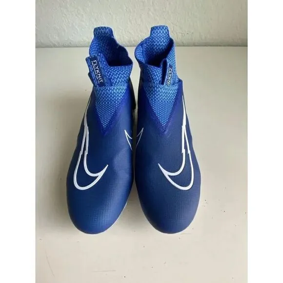 Nike Alpha Menace Elite 3 Flyknit Football Cleats Royal Blue CT6648-414 Men 10.5