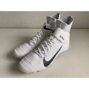 Nike Alpha Menace Elite 2 DP Flyknit White Football Cleats CI1530-100 Men’s 14