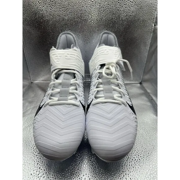 Nike Alpha Menace Pro 2 D Mid White Football Cleats 12 CK4277-100 Detachable