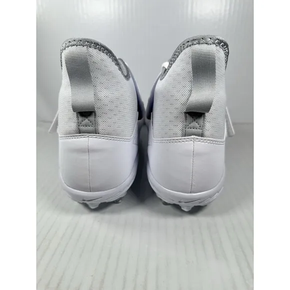 Nike Alpha Menace Pro 2 D Mid White Football Cleats 12.5 CK4277-100 Detachable