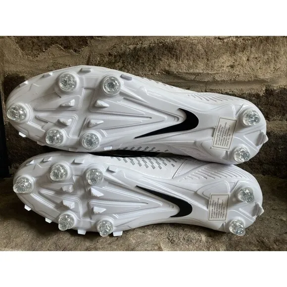 Nike Alpha Menace Pro 2 D White Football Detachable Cleats CK4277-100 Mens 13