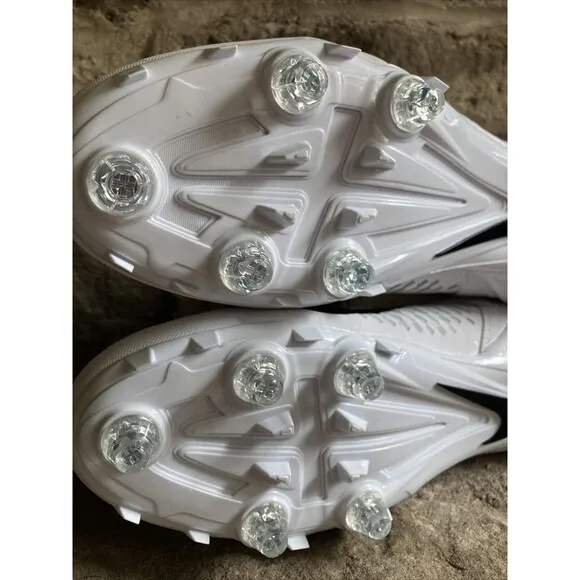 Nike Alpha Menace Pro 2 D White Football Detachable Cleats CK4277-100 Mens 13