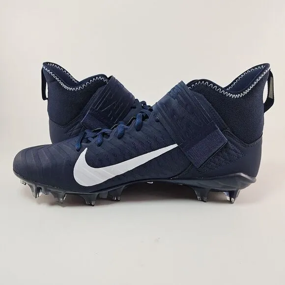 Nike Alpha Menace Pro 2 Football Cleats Dark Blue BV3945-404 Men's Size‎ 11.5