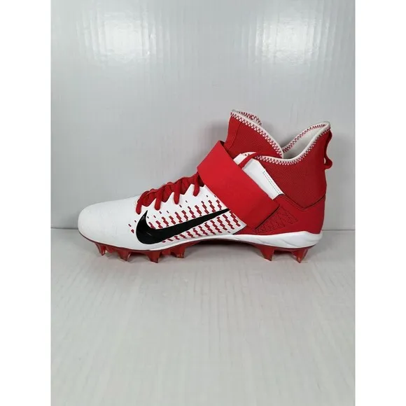 Nike Alpha Menace Pro 2 Football Cleats Red White Size 11 BV3945-105 BRAND NEW