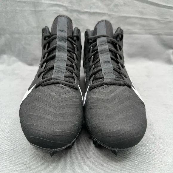 Nike Alpha Menace Pro 2 Low Football Cleats Men’s Sz 12 Black / White