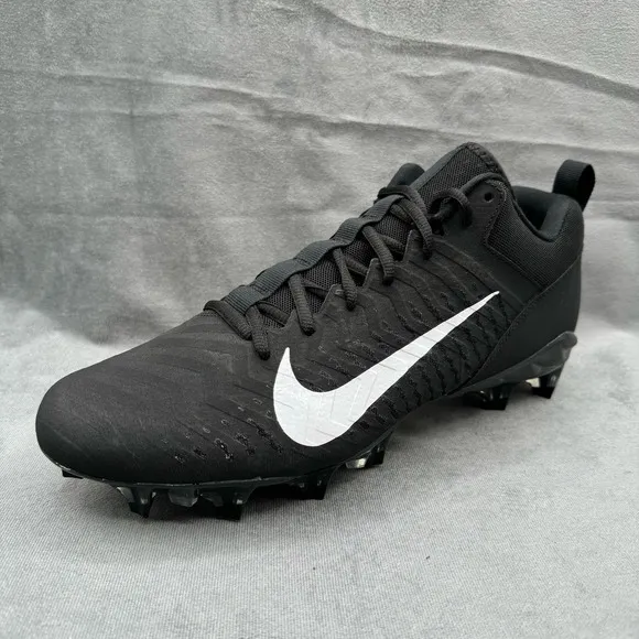Nike Alpha Menace Pro 2 Low Football Cleats Men’s Sz 12 Black / White