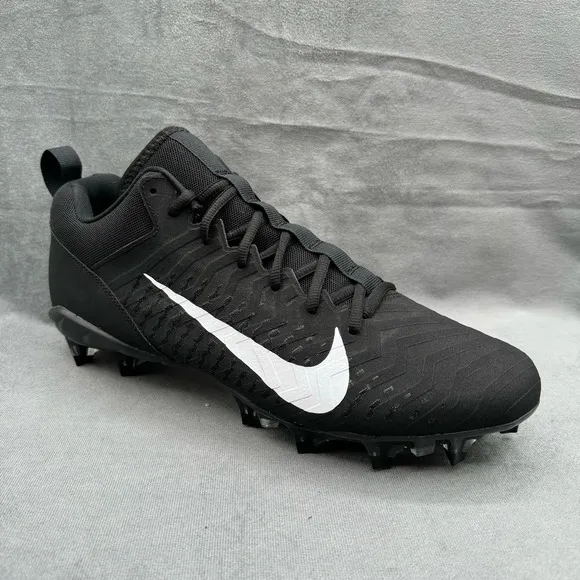 Nike Alpha Menace Pro 2 Low Football Cleats Men’s Sz 12 Black / White