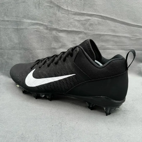 Nike Alpha Menace Pro 2 Low Football Cleats Men’s Sz 12 Black / White