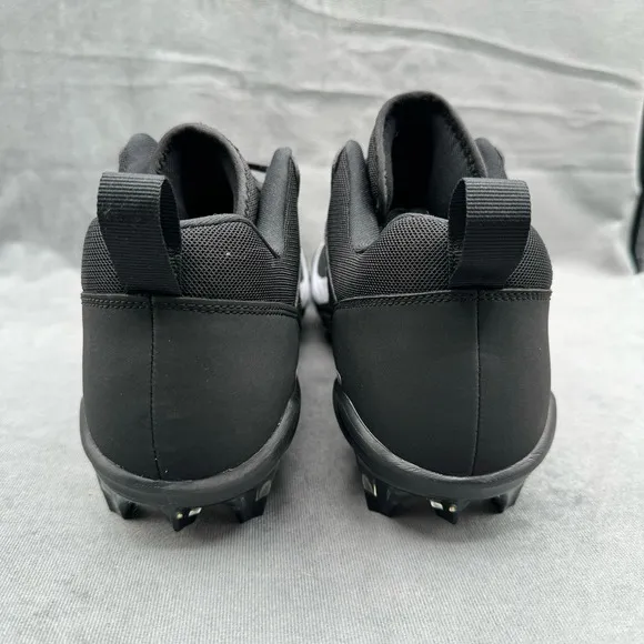 Nike Alpha Menace Pro 2 Low Football Cleats Men’s Sz 12 Black / White