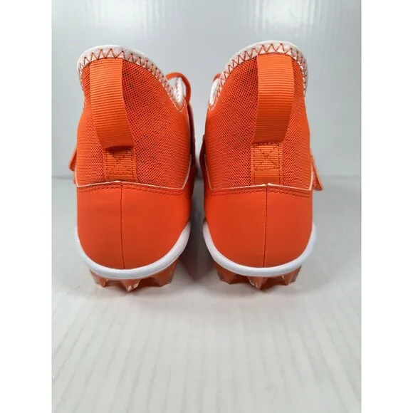 Nike Alpha Menace Pro 2 Mid Football Cleats Mens 13 Orange White BV3945-103