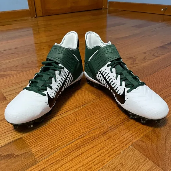 Nike Alpha Menace Pro 2 Mid Green White Football Cleats, Size 11.5 BV3945-107