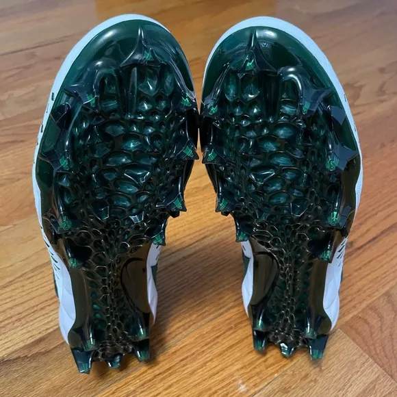 Nike Alpha Menace Pro 2 Mid Green White Football Cleats, Size 11.5 BV3945-107