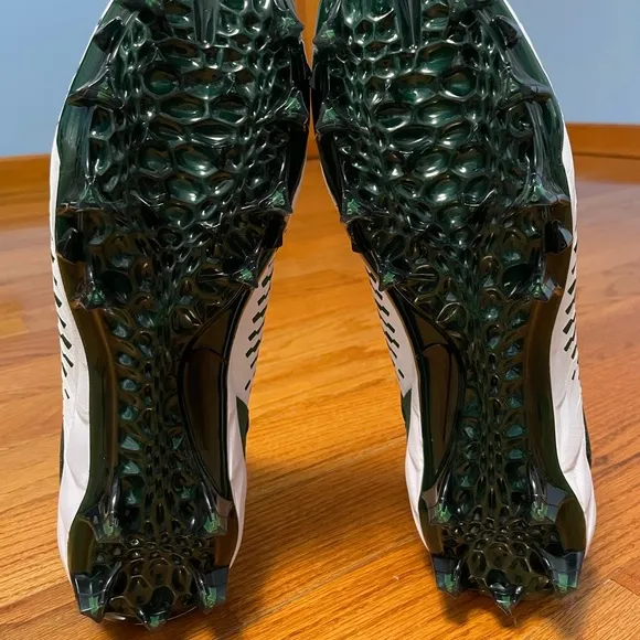 Nike Alpha Menace Pro 2 Mid Green White Football Cleats, Size 11.5 BV3945-107