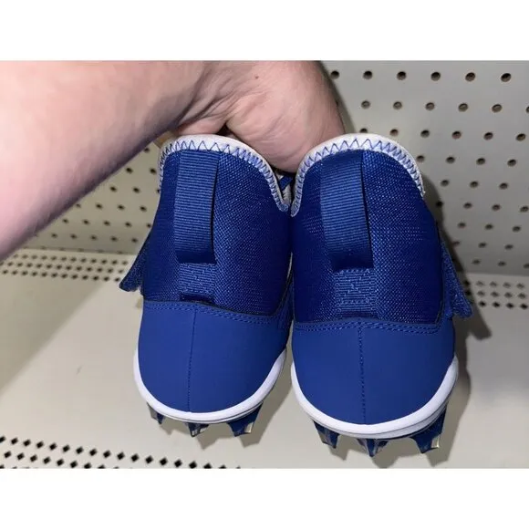 Nike Alpha Menace Pro 2 Mid Mens Football Cleats Size 13.5 Royal Blue White