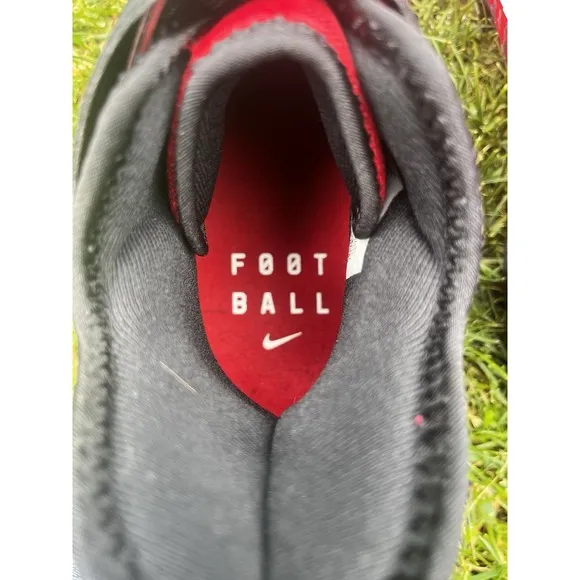 Nike Alpha Menace Pro 2 Mid Red Football Cleats Mens Size 13  AQ3209-601