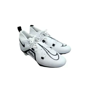 Nike Alpha Menace Pro 3‎ Cleats Men's 12.5 Football White Black Blue CT6649-108
