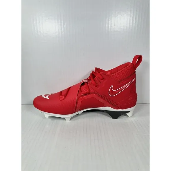 Nike Alpha Menace Pro 3 Football Cleats University Red Mens Size 11.5 CT6649-616