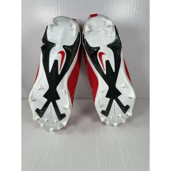 Nike Alpha Menace Pro 3 Football Cleats University Red Mens Size 11.5 CT6649-616