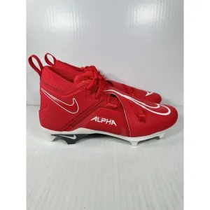 Nike Alpha Menace Pro 3 Football Cleats University Red Mens Size 11.5 CT6649-616