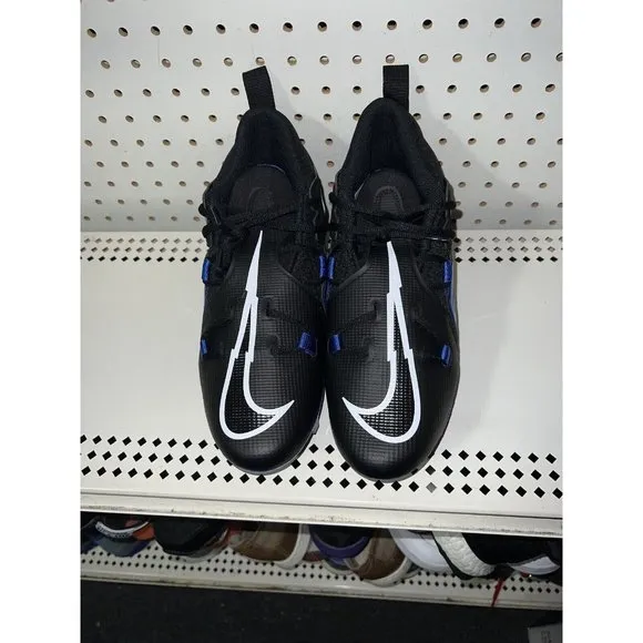 Nike Alpha Menace Pro 3 Mens Football Cleats Size 10.5 Black Blue CT6649-007