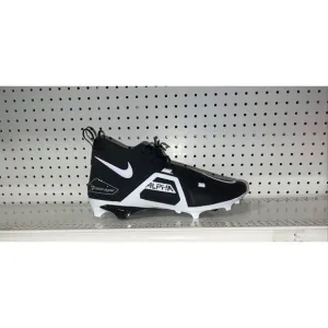 Nike Alpha Menace Pro 3 Mens Football Cleats Size 11 Black White CT6649-001