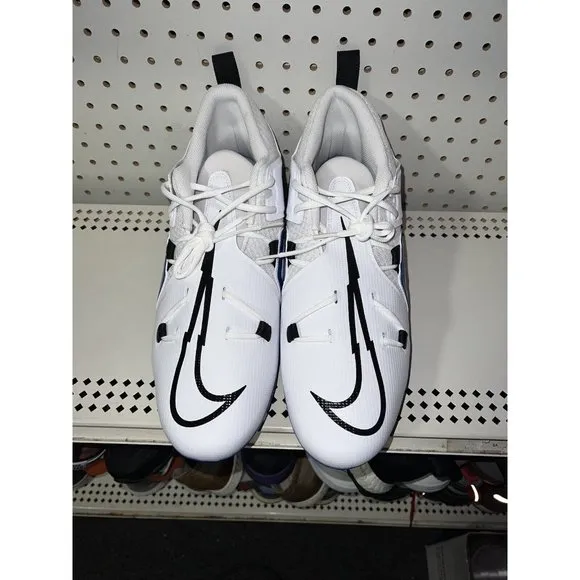 Nike Alpha Menace Pro 3 Mens Football Cleats Size 11 White Royal Blue Black