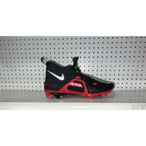 Nike Alpha Menace Pro 3 Mens Football Cleats Size 11.5 Black Red CT6649-004