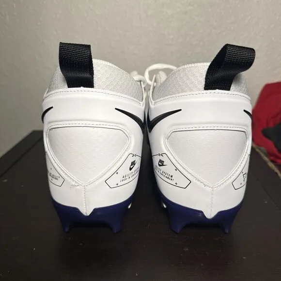Nike Alpha Menace Pro 3 P Football Cleats Mens Size 13.5 White Blue DM1788 108