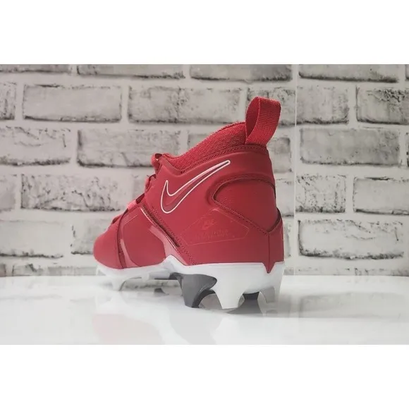 Nike Alpha Menace Pro 3 University Red Football Cleats CT6649-616 Size 9.5