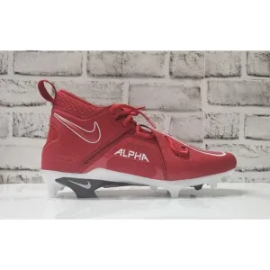Nike Alpha Menace Pro 3 University Red Football Cleats CT6649-616 Size 9.5