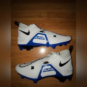 Nike Alpha Menace Pro 3 'White Game Royal' Football Cleats