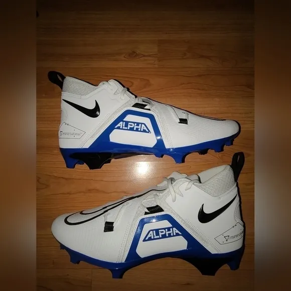 Nike Alpha Menace Pro 3 'White Game Royal' Football Cleats