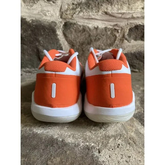 Nike Alpha Menace Turf Low Football Shoes White Orange Men Size 10 BV3997-105