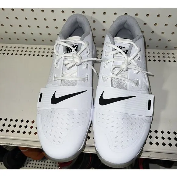 Nike Alpha Menace Turf Low Mens Football Turf Shoes Size 14 White AQ8129-101