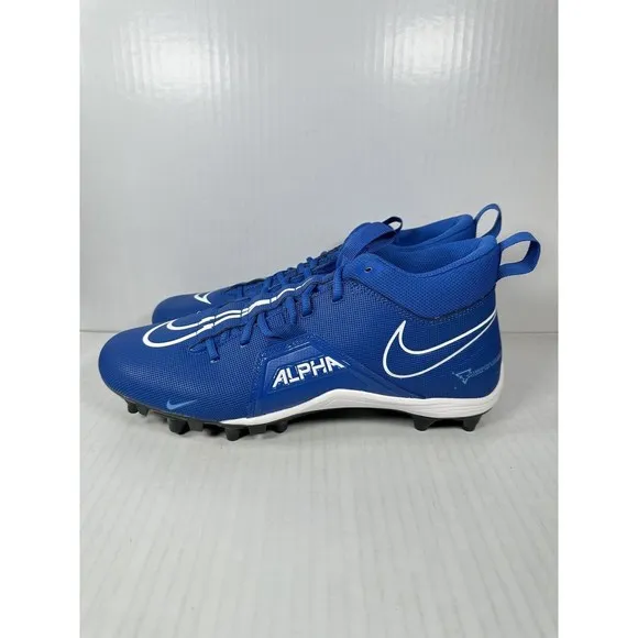 Nike Alpha Menace Varsity 3 Royal Blue Football Cleats Size 11 CV0586-414 NEW