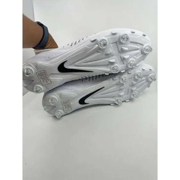 Nike Alpha Menace Pro 2 D White Football Detachable Cleats CK4277-100 Mens 15