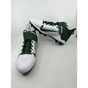 Nike Alpha Menace Pro 2 Football Cleats White Green BV3945-107 Men's Size 12